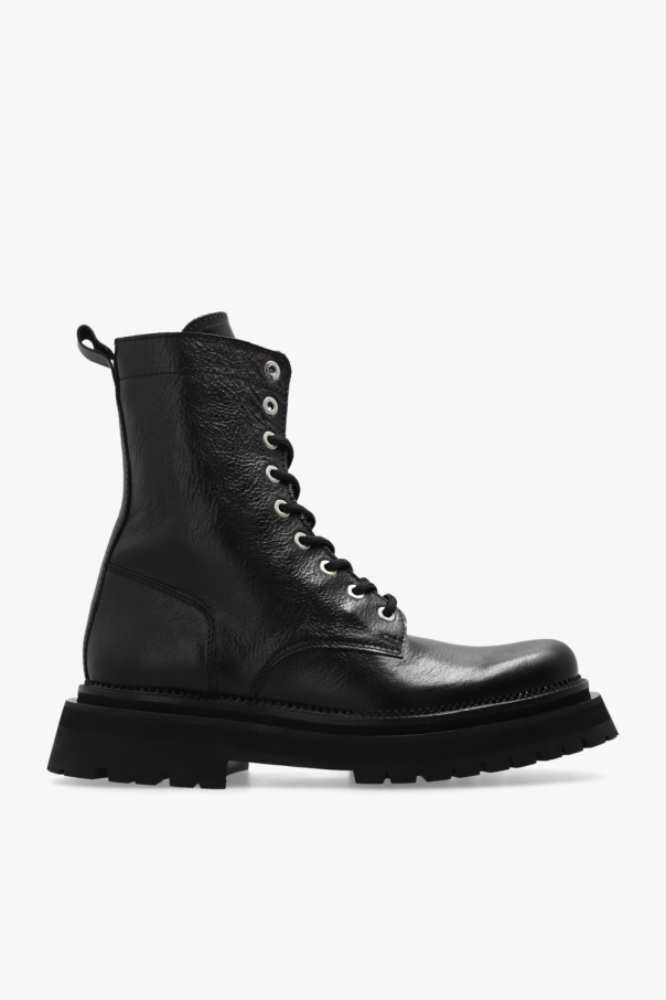 AMBUSH high top sneakers Anatomia fmedShops Netherlands Black Leather boots Kendall Kylie East boot